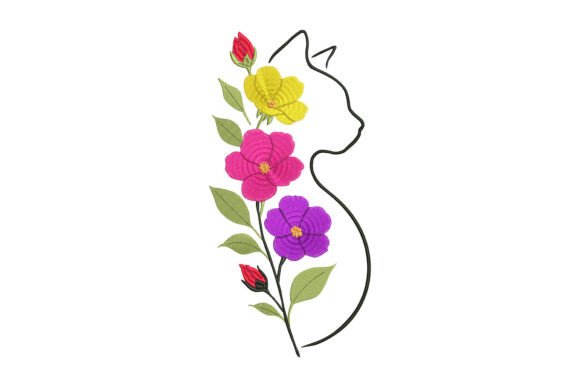Cat with Flowers: A Designer’s Review for Business Merch