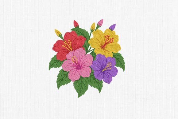Hibiscus Floral Embroidery Design Review