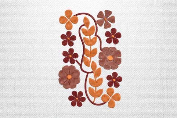 Review: Autumn Floral Vine Embroidery Design