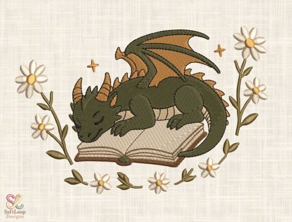 Review: Book with Flowers Embroidery Design