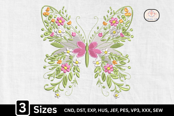 Review: Botanical Floral Wing Butterfly Design