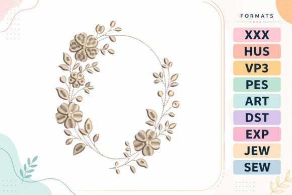 Review: Floral Wreath Flowers Frame for Sweatshirts
