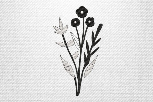 Review: Minimalist Floral Embroidery Design for Business