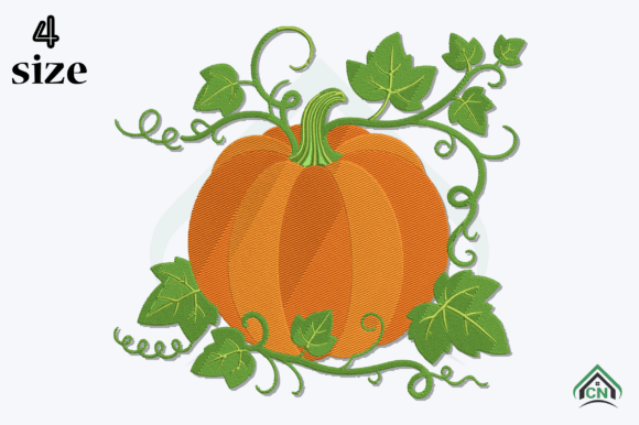 Review: Pumpkin Floral Embroidery Design for Gifts