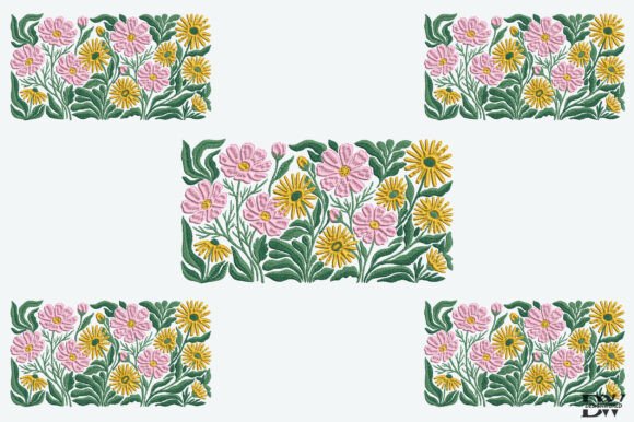 Reviewing Pink Cosmos Flowers Embroidery Design