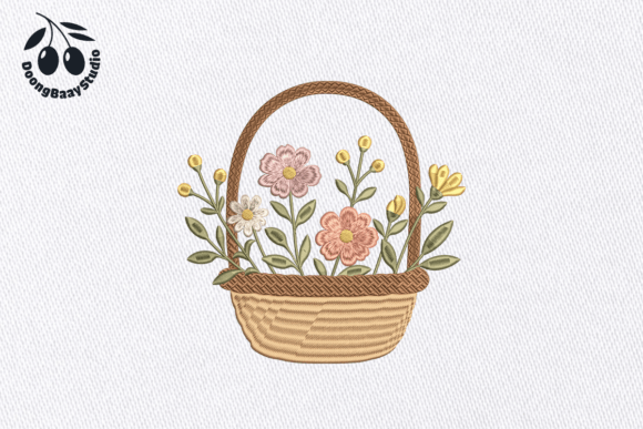 Reviewing the Floral Basket Embroidery Design