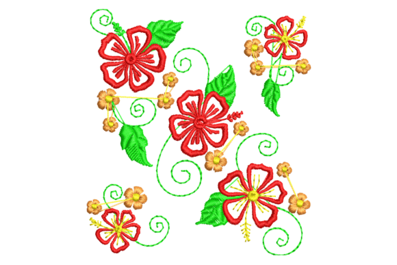 Reviewing the Floral Ornament Embroidery Design
