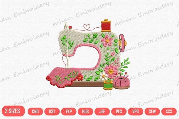Reviewing the Floral Vintage Sewing Machine Charm