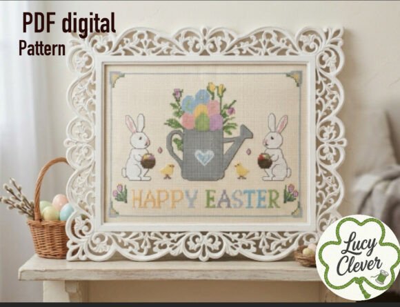 Reviewing the Happy Easter Bunny Cross Stitch Pattern