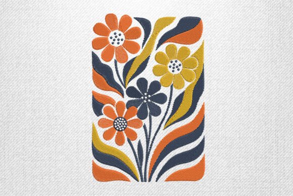 Reviewing the Retro Floral Embroidery Design Set